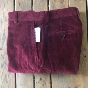 NWT Brooks Brothers Milano Fit Corduroys 33x32